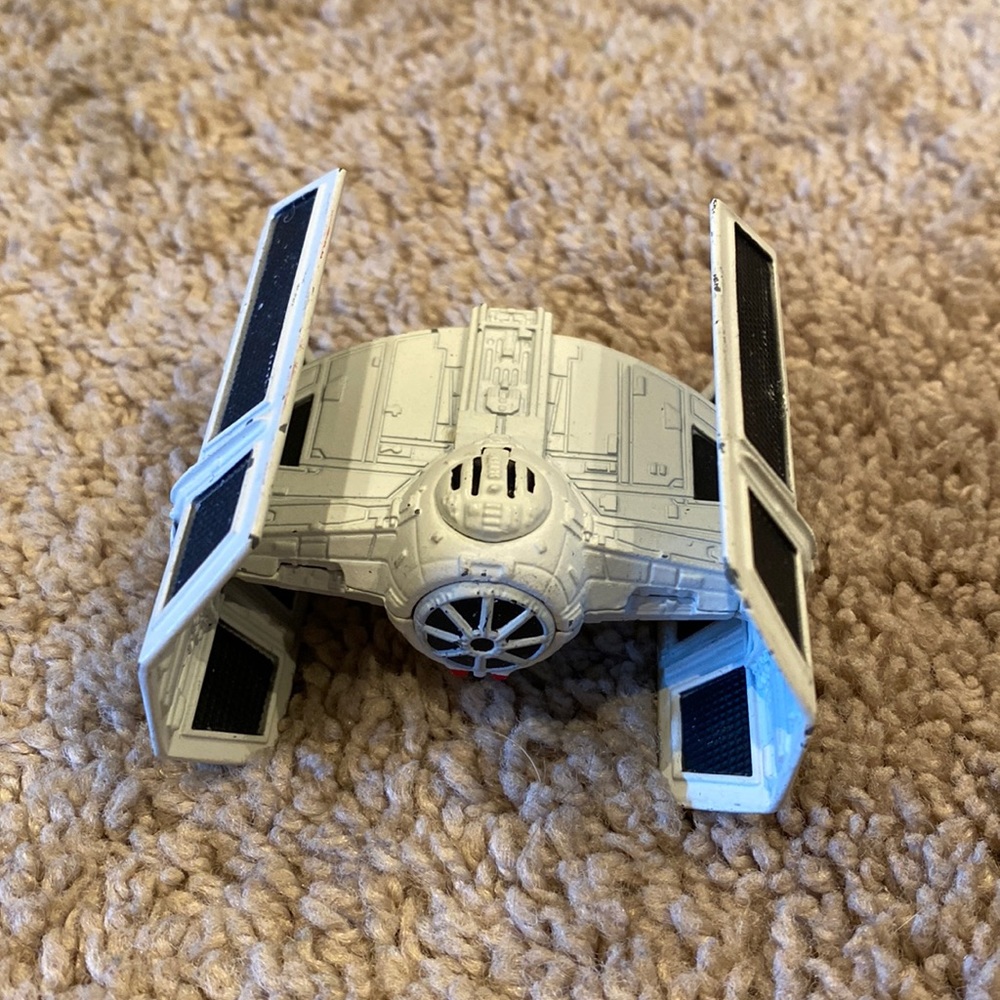 Titanium series die cast Star Darth Vader's Tie Advanced X1 Starfighter